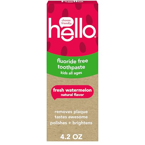 hello Kids Fluoride Free Toothpaste, Fresh Watermelon, 4.2 oz