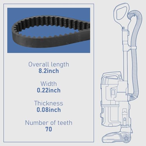 3-Pack Replacement Vacuum Belts for Shark Navigator Lift-Away UV440/UV441