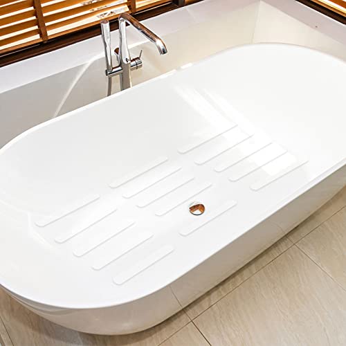 Kyerivs Non-Slip Bathtub Strips - 48pcs Clear Adhesive Shower Safety Treads