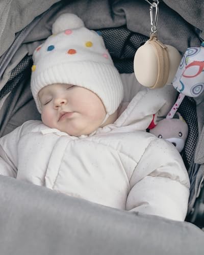 Beige Compact Carrying Case for Babelio White Noise Machine