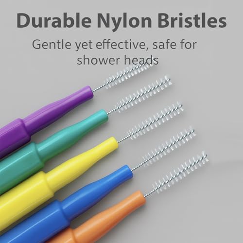Multicolor Shower Head Cleaning Brushes Set - 35PCS Nozzle Clog Remover with Storage Case