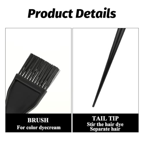 Styquenzer 3 Pcs Hair Dye Brush Set for Salon and Home Hair Coloring