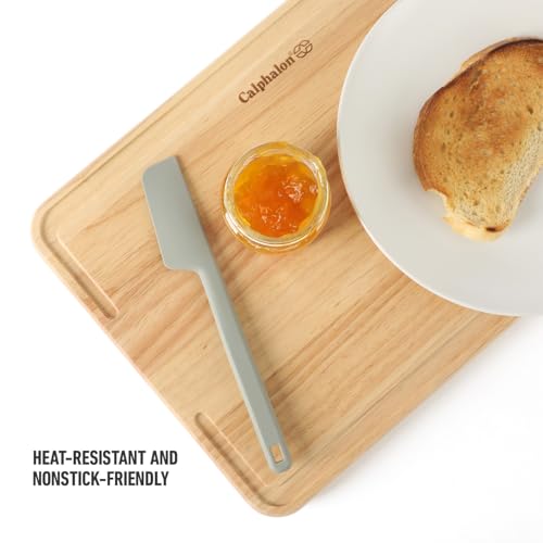 Calphalon Prime Silicone Jar Scraper - Taupe Flexible Food-Grade Spatula