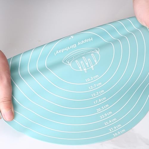 12-Inch Non-Slip Silicone Cake Mat for Baking & Pastry