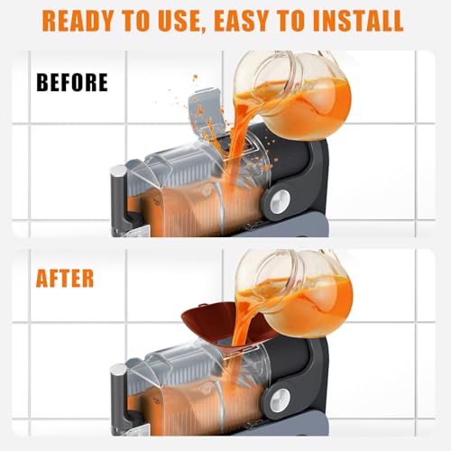 Orange Anti-Splash Flow Hood for Ninja Slushie Machine FS301/FS300