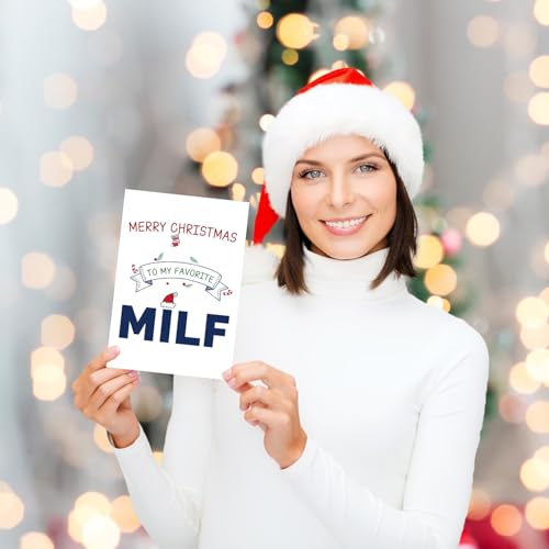 Funny Christmas Card for Mom - Premium Holiday Greeting Card