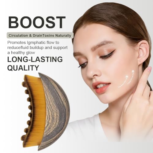 TOPQEEIST Lymphatic Contour Face Brush for Drainage and Firming