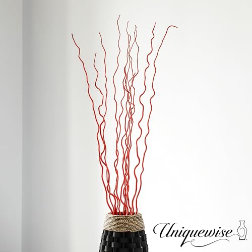 Natural Dried Mulberry Twigs for DIY Crafts & Decor - 59 Inch Red Variation