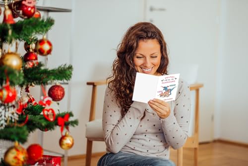Funny Christmas Card for Him & Her - Naughty Greeting Card