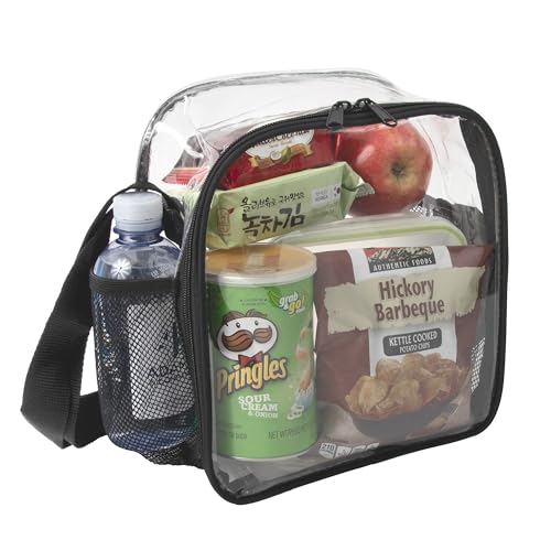 Trail Maker Clear Lunch Bag, Stadium Approved Transparent Tote with Strap