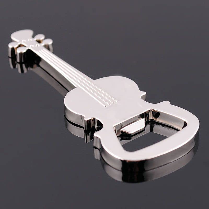YALLNASL Stainless Steel Guitar Beer Bottle Opener - Music Lover Gift