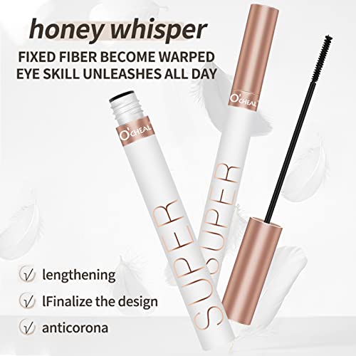O'CHEAL Thin Wand Mascara for Short Lashes - Waterproof & Clump-Free