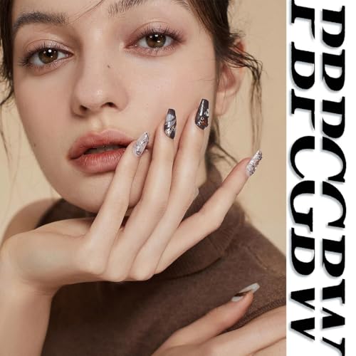 St. Patrick's Day Press on Nails Short Square French False Nails Green Shamrock