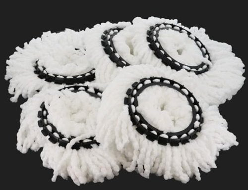 CycloMop Replacement Microfiber Mop Heads - 5 Pack