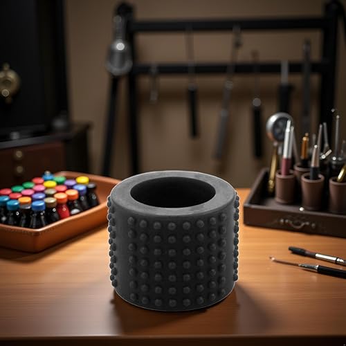 Black Silicone Tattoo Grip Cover 25x30mm for Pen Machines