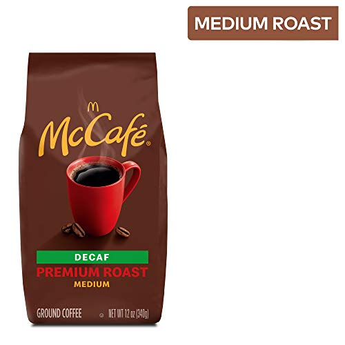 McCafe Premium Roast Decaf Ground Coffee, 12 oz Bag (Pack of 2)