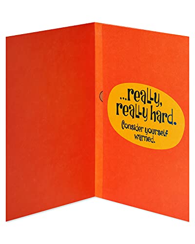 American Greetings Thank You Card Cute Bear Hug with Foil Detailing