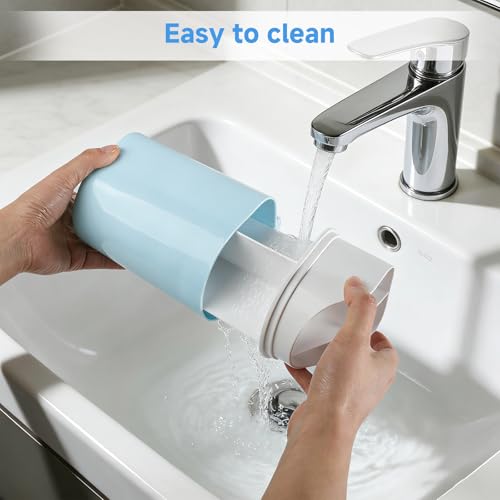 Wall-Mounted Toothbrush Organizer with Cover - 4 Slots
