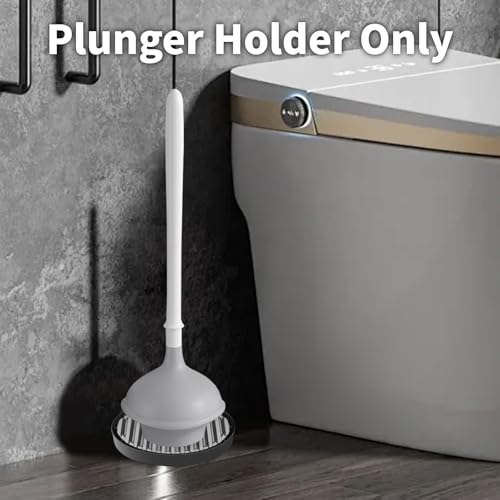 Black Toilet Plunger Holder Tray - 2 Pack for Bathroom Hygiene