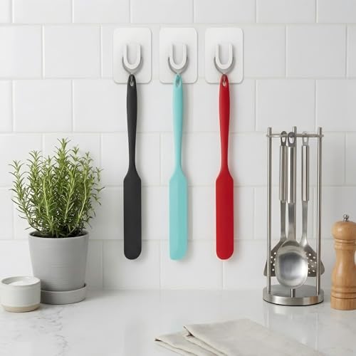 Vunpok Silicone Jar Spatula Set - 3PCS Heat Resistant Kitchen Tools