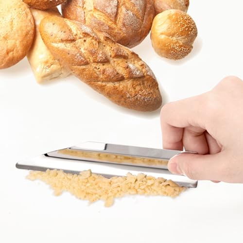Stainless Steel Table Crumb Sweeper with Pocket Clip for Quick Cleanup