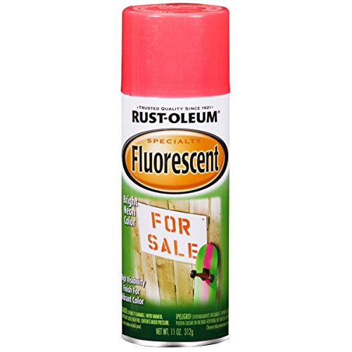 Rust-Oleum Specialty Fluorescent Spray Paint, 11 oz, Neon Pink