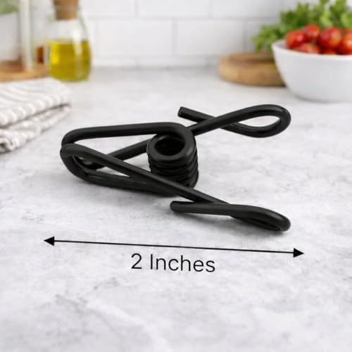 Heavy Duty Food Bag Clips - 30 Pack, 2 Inch PVC Sealing Clips