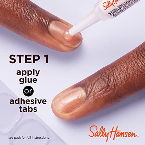 Sally Hansen Salon Effects Perfect Manicure - Block Party Square Press On Nails