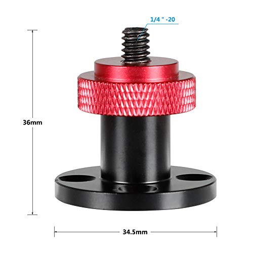 CAMVATE Wall-Mounted 1/4"-20 Male Screw Mount for Accessories