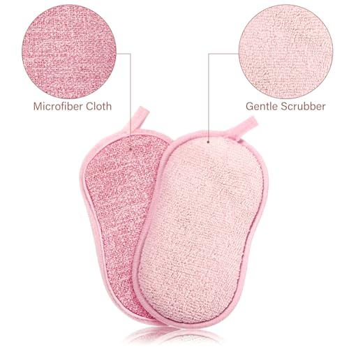Boao 10-Pack Non-Scratch Microfiber Kitchen Scrub Sponges