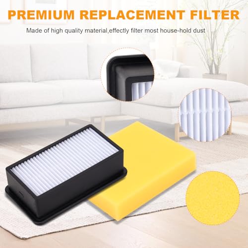 Replacement Filter Kit for Bissell CleanView Vacuums: 3 Foam & 3 Post-Motor