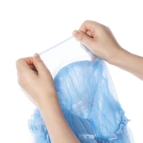 ITODA Blue Baby Netting Canopy for Crib & Toddler Bed - Breathable Mesh