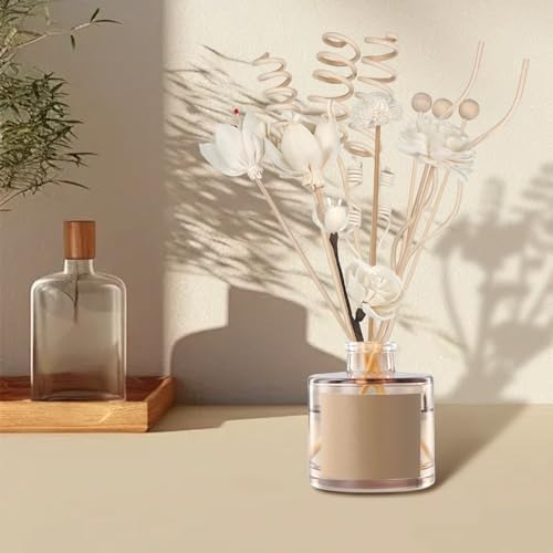 Natural Reed Diffuser Sticks Set for Home & Office Aromatherapy - 15 Pieces