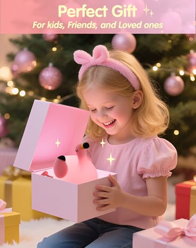 YISUN Flamingo Night Light - Rechargeable Silicone Nursery Lamp