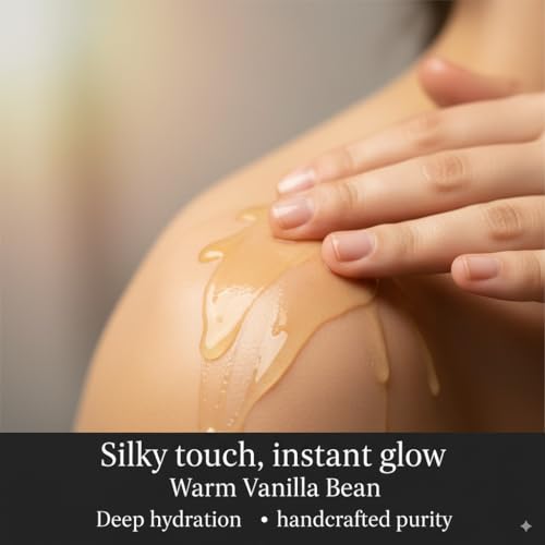 Vanilla Body Oil 120ml – Hydrating & Nourishing Moisturizer for Dry Skin