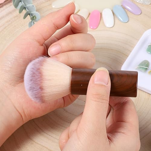 Bruislard Soft Nail Dust Brush for Acrylic Powder & Manicure Cleaning