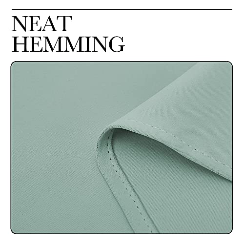 NICETOWN Blackout Curtains 2 Panels Seafoam 42x54 Inches Thermal Insulated Room Darkening Drapes