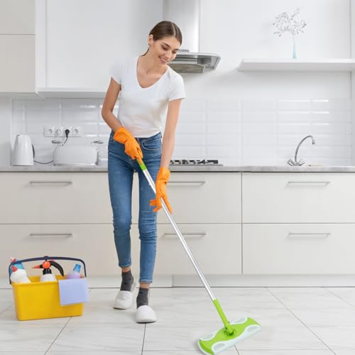 KIMIFACA Extra Long Detachable Mop Handle Compatible with Swiffer Mops