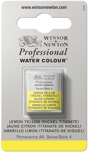 Winsor & Newton Professional Watercolor Half Pan - Lemon Yellow Hue