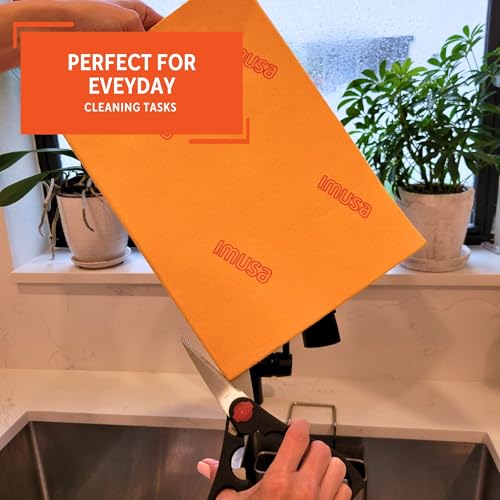 IMUSA Frasada Shammy Cloth for Floor Cleaning, 20" x 30", Orange (1 Pack)