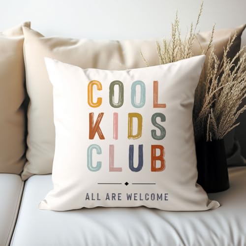 18x18 Plush Kids Room Decor Pillow Cover - Boho Pattern