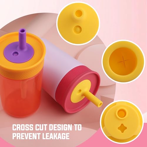 Blue Replacement Bite Valve & Straw Set for Owala Kids 12oz/15oz Bottles