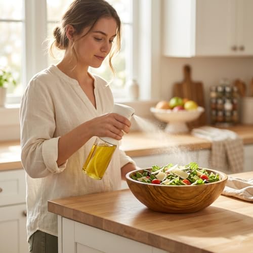 Upgraded 7.4oz Olive Oil Sprayer Mister for Cooking & BBQ