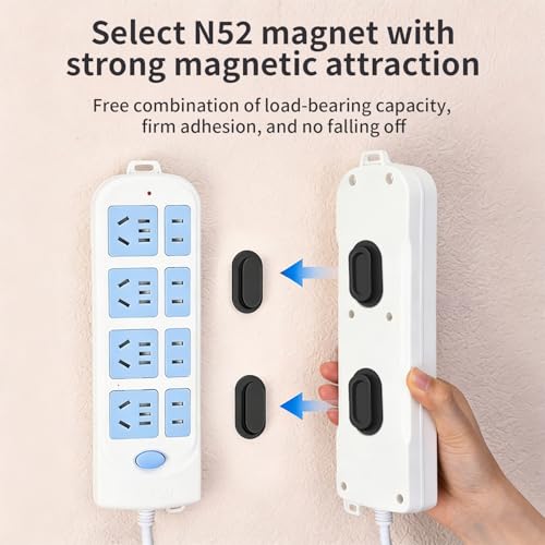 Magnetic Remote Control Holder with Heavy Duty Mount – No Drilling, Silicone Protection, Peel & Stick Adhesive