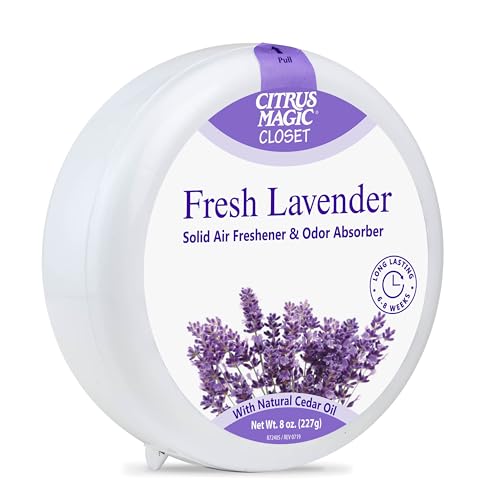 Citrus Magic Fresh Lavender Closet Air Freshener Solid 8oz - Pack of 3
