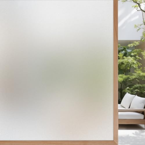 VELIMAX Frosted Window Privacy Film - Static Cling, 17.7 x 78.7 Inches
