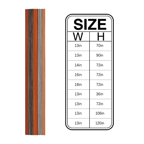 Farmhouse Cotton Linen Table Runner 16x72 Inches - Orange & Gray Rustic Decor