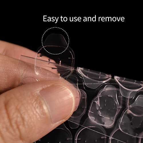 Coolnail 480pcs Jelly Nail Glue Stickers - Waterproof Double-Sided Adhesive Tabs
