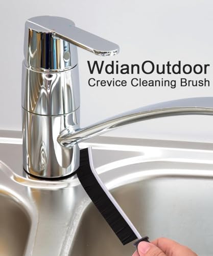 Crevice Cleaning Brush Set - Heavy-Duty Slim Scrubbing Tool (3 Pack)