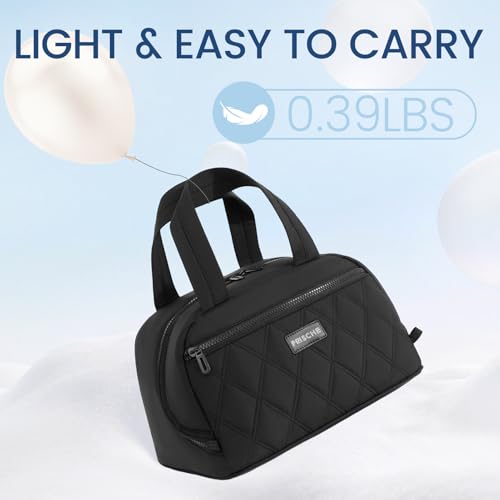 SODEER 10L Black Insulated Leakproof Lunch Bag for Work & Travel